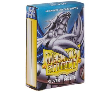 Dragon-Shield-Small-Sleeves-Japanese-Matte-Silver-60-Sleeves