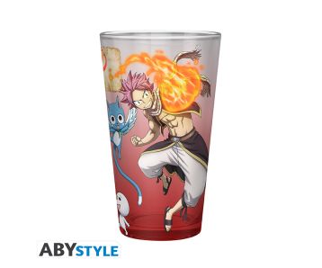 Fairy-Tail-Natsu-Lucy-Happy-Plue-400ml-Glas-1
