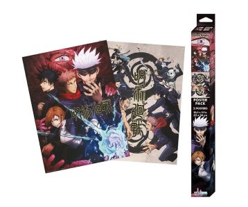 Jujutsu-Kaisen-Gruppe-Chibi-Poster-Set-52x38-Poster-1