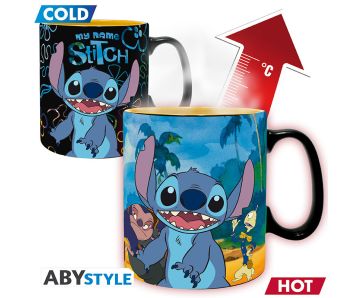 Lilo and Stich - Ohana - Magic Mug - 460ml Mug