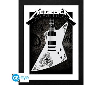 Metallica - Papa Het Guitar - 30x40cm - Bilderrahmen