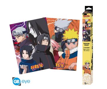Naruto-Konoha-Ninjas-Deserters-Chibi-52x38cm-Poster-1