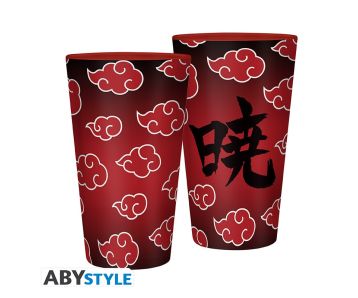 Naruto-Shippuden-Akatuski-400ml-Glas-1