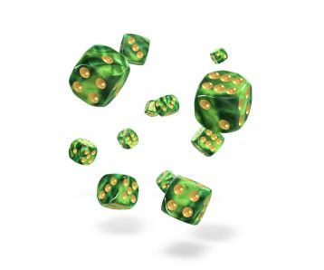 Oakie Doakie Dice D6 Dice 12 mm Gemidice - Jungle (36)