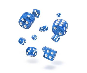 Oakie Doakie Dice D6 Dice 12 mm Speckled - Blue (36)