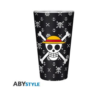 One-Piece-Monkey-D-Luffy-Glas-400ml-1