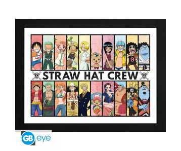 One Piece - Past & Present - 30x40cm Framed Print