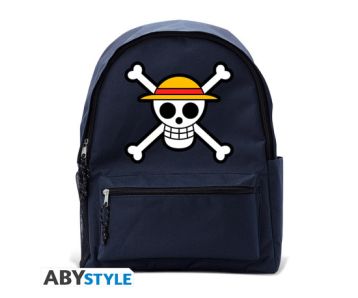 One-Piece-Skull-Blau-Rucksack-1