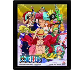 One-Piece-Straw-Hat-Crew-Victory-26x20-3D-Rahmenbild-1