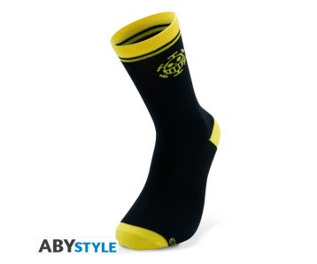 One Piece - Trafalgar Law -black/yellow - One Size - Socken