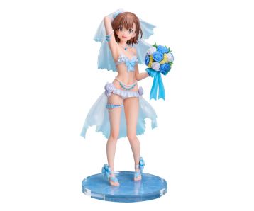 PREORDER - A Certain Scientific Railgun T PVC Statue 1/7 Mikoto Misaka Wedding Swimsuit Ver. 25 cm