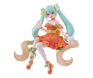 PREORDER - Hatsune Miku Noodle Stopper PVC Statue Flower Hatsune Miku Citrus Ver. 14 cm