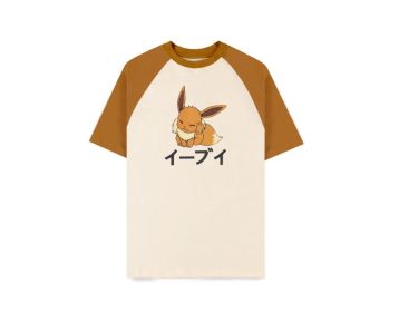 Pokemon-Evoli-beigebraun-T-Shirt-1