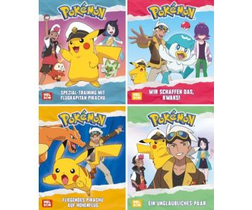 Pokemon - Pikachu 9-12 Mini-Bücher Manga (New)