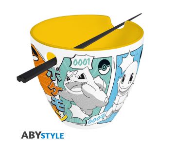 Pokemon - Ramen Bowl with chopsticks - 370ml Bowl