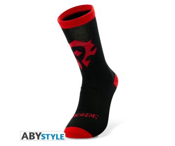 World-of-Warcraft-Horde-Schwarz-Rot-Socken-1