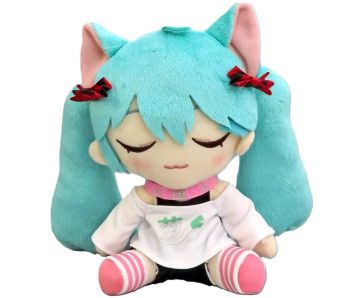 une-Miku-Miku-Cat-ear-T-Shirt-ver-Augen-geschlossenoffen-Sam
