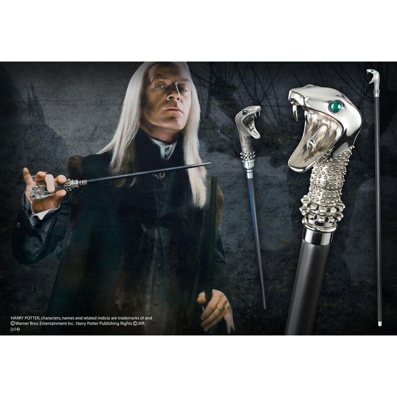 Harry Potter Lucius Malfoy walking stick with magic wand