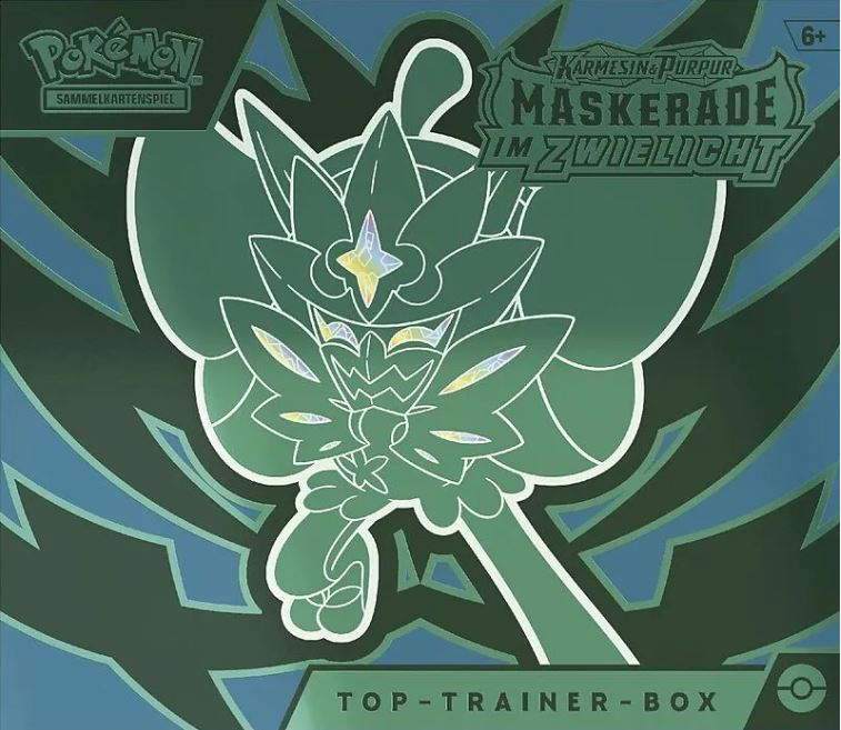 PREORDER - Pokemon Karmesin & Purpur - Maskerade im Zwielicht - Top-Trainer Box - deutsch - TCG