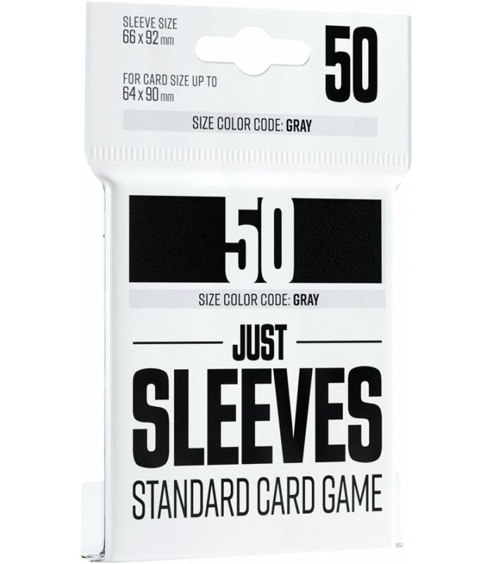 Gamegenic - Just Sleeves - Standard Card Game - Schwarz - 50 Sleeves - TCG