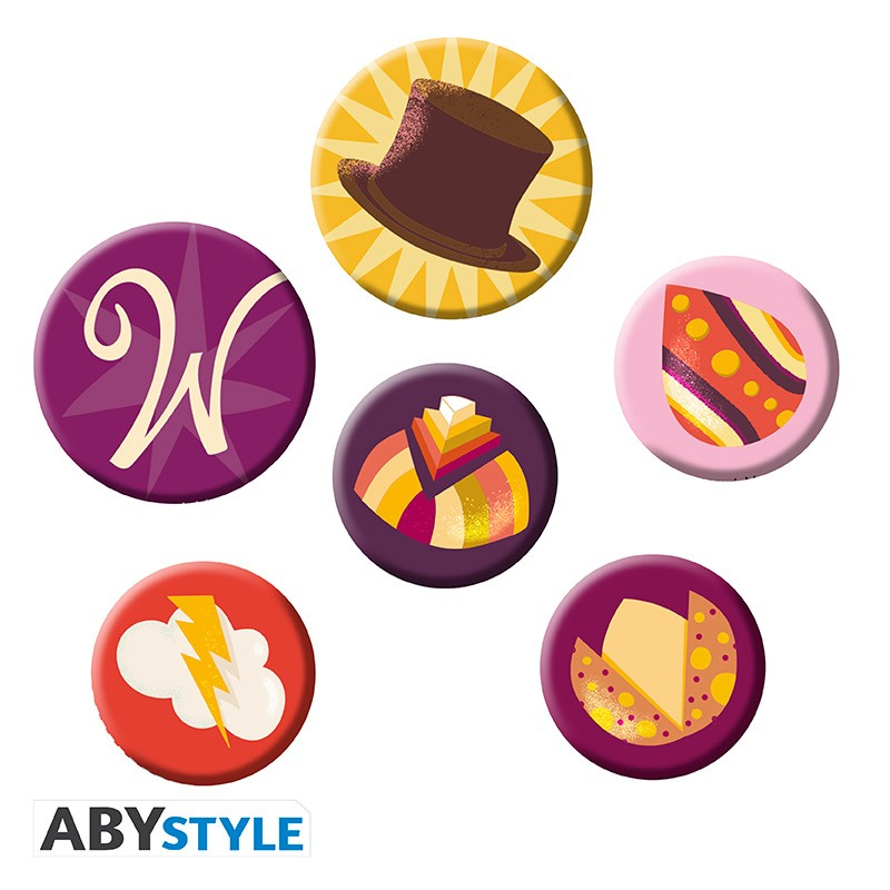 Wonka - Süßigkeiten - Badge Pack - Button