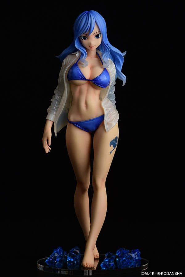 PREORDER - Fairy Tail - Jubia Lokser - Gravure Stylesee through wet shirt - 1/6 25cm PVC Statue